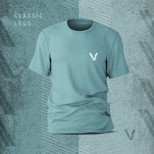 Load image into Gallery viewer, Versus &#39;Classic Logo&#39; T-shirt (Light Blue)
