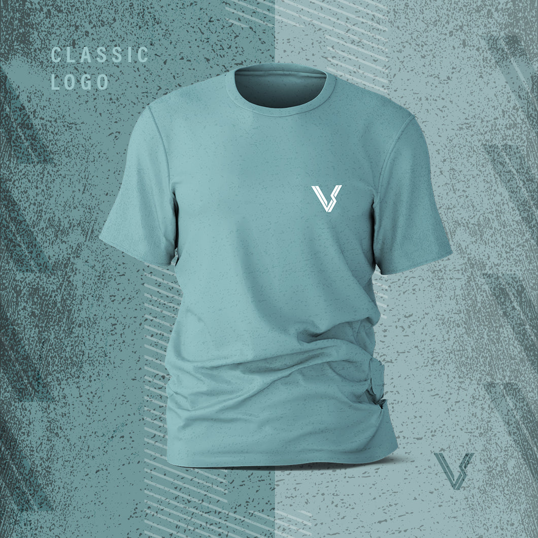 Versus 'Classic Logo' T-shirt (Light Blue)